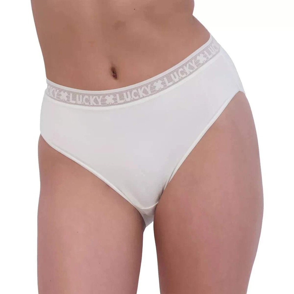New Lucky Brand Hi-Cut Panties Women's Size S Multicolor Poly Spandex Brief